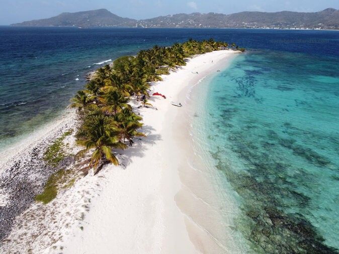 A beautiful beach of Grenada of Caribbean Islands